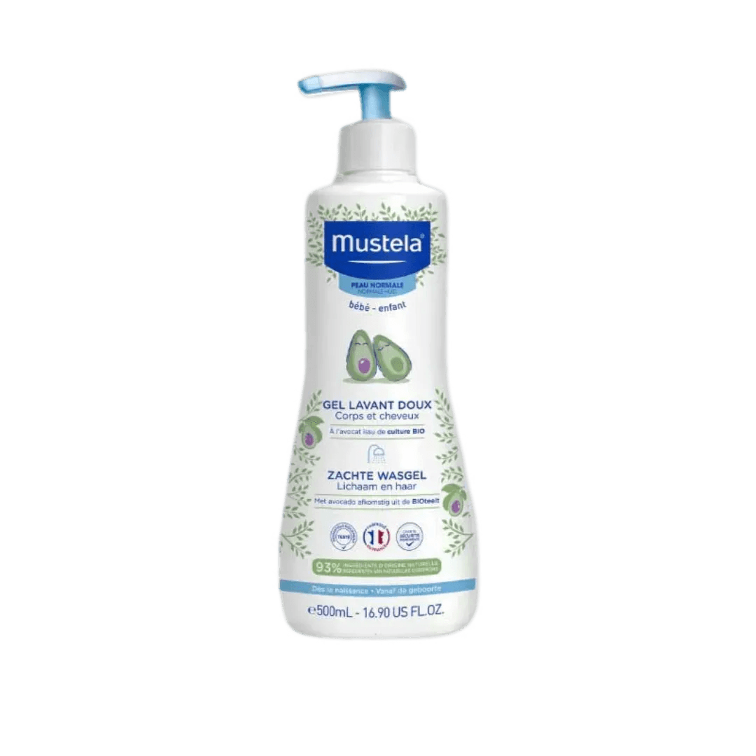 Mustela GEL Lavant Doux Cheveux Et Corps 500 ML