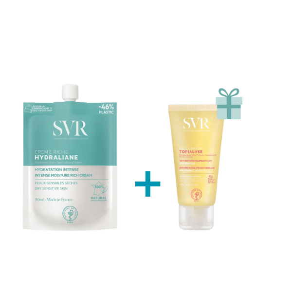SVR Hydraliane Crème Riche 50 ML + Huile Topialyse 55 ML Offerte