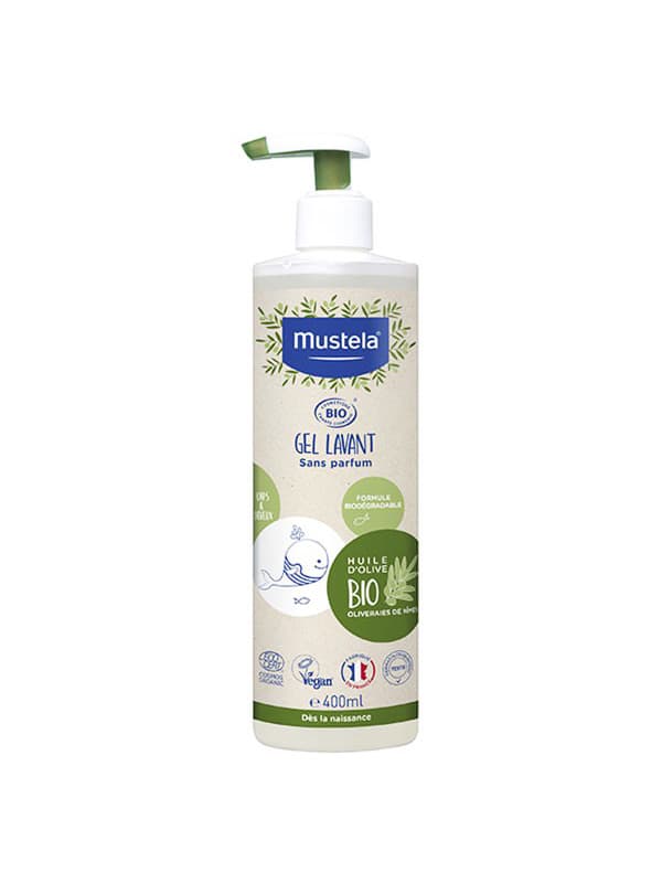 Mustela Bio GEL Lavant Cheveux Et Corps 400ML