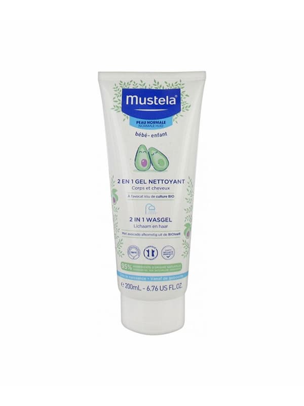 Mustela 2EN1 Ch Et Corps GEL Nett 200ML
