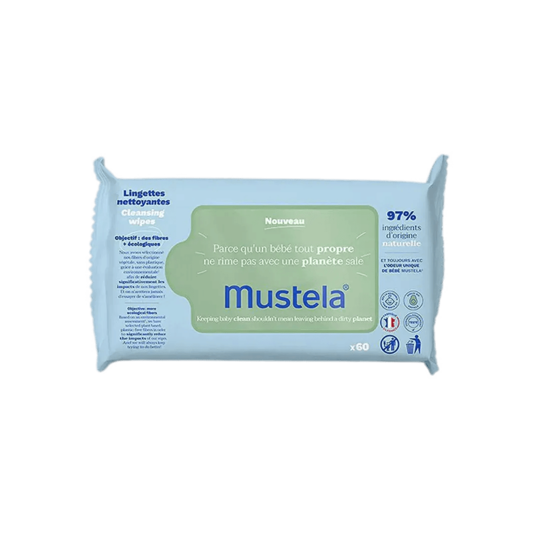 Mustela Lingettes Nettoyantes B/60