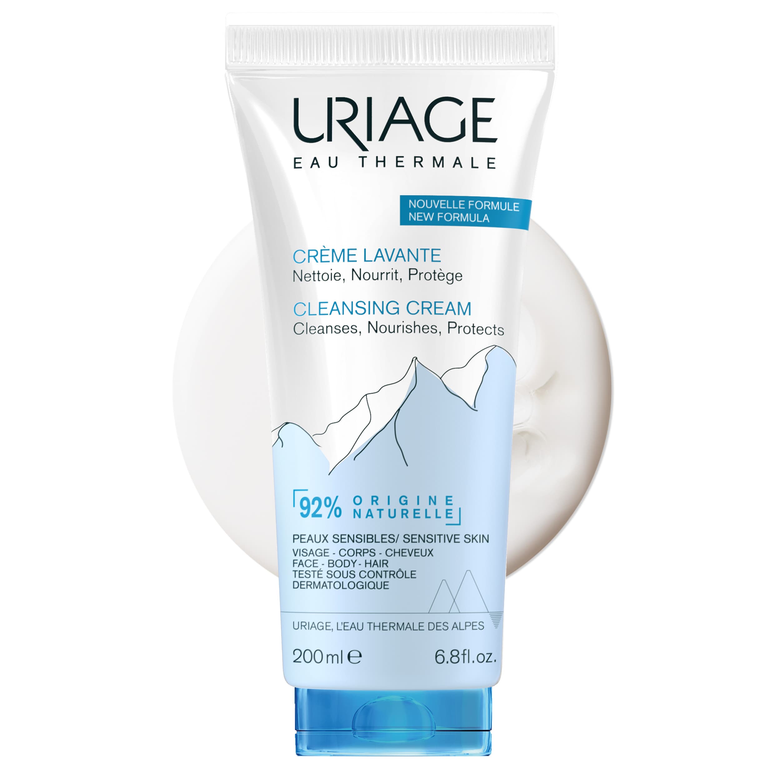 Uriage Cr Lavante Visage/corps/chvx P/sens 200ML