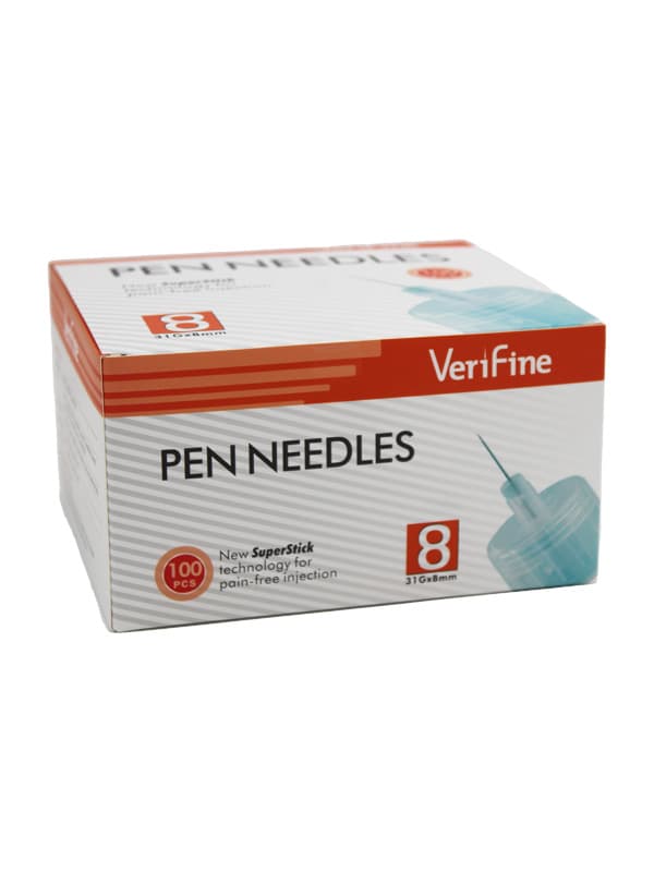 Verifine Aiguille Stylo 31G*8 B/100 (10sachets*10)