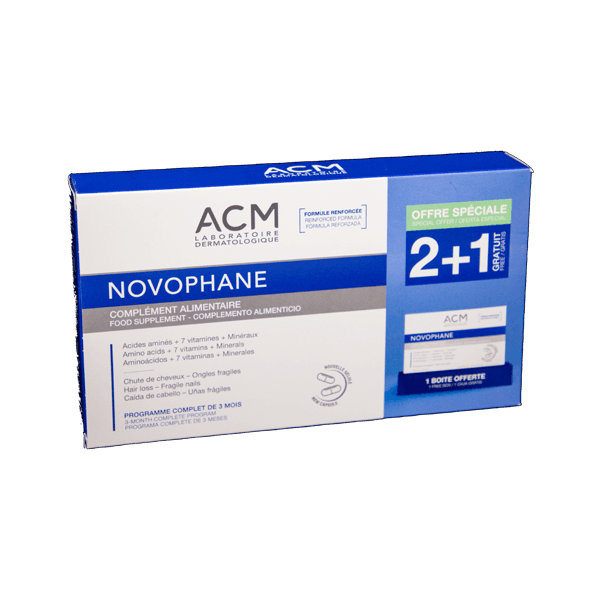 Novophane Chvx Et Ongles Gelules B/60 Lot 2 + 1 Grat
