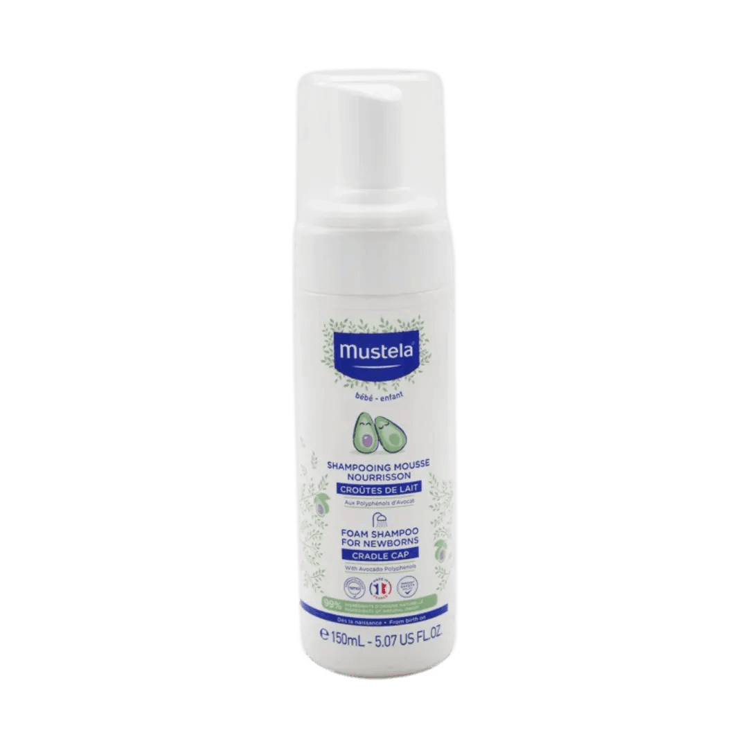 Mustela Shamp Mousse Nour Croute Lait 150ML