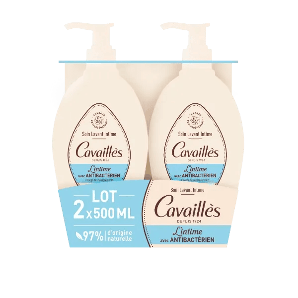 Roge Cavailles Duo Soin Intime Anti-bacterien 2X250ML-40%