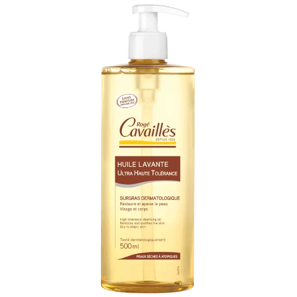 Roge Cavailles Dermo U.h.t Huile Lavante Surgras P/s Atopogne 500ML