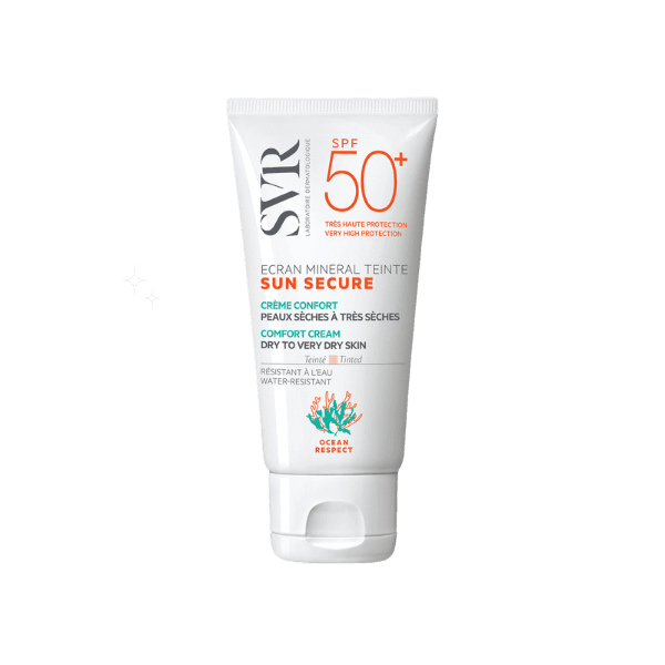 SVR Ecran Sun Secure Mineral Teinte Peau Seche SPF50+ 50ML