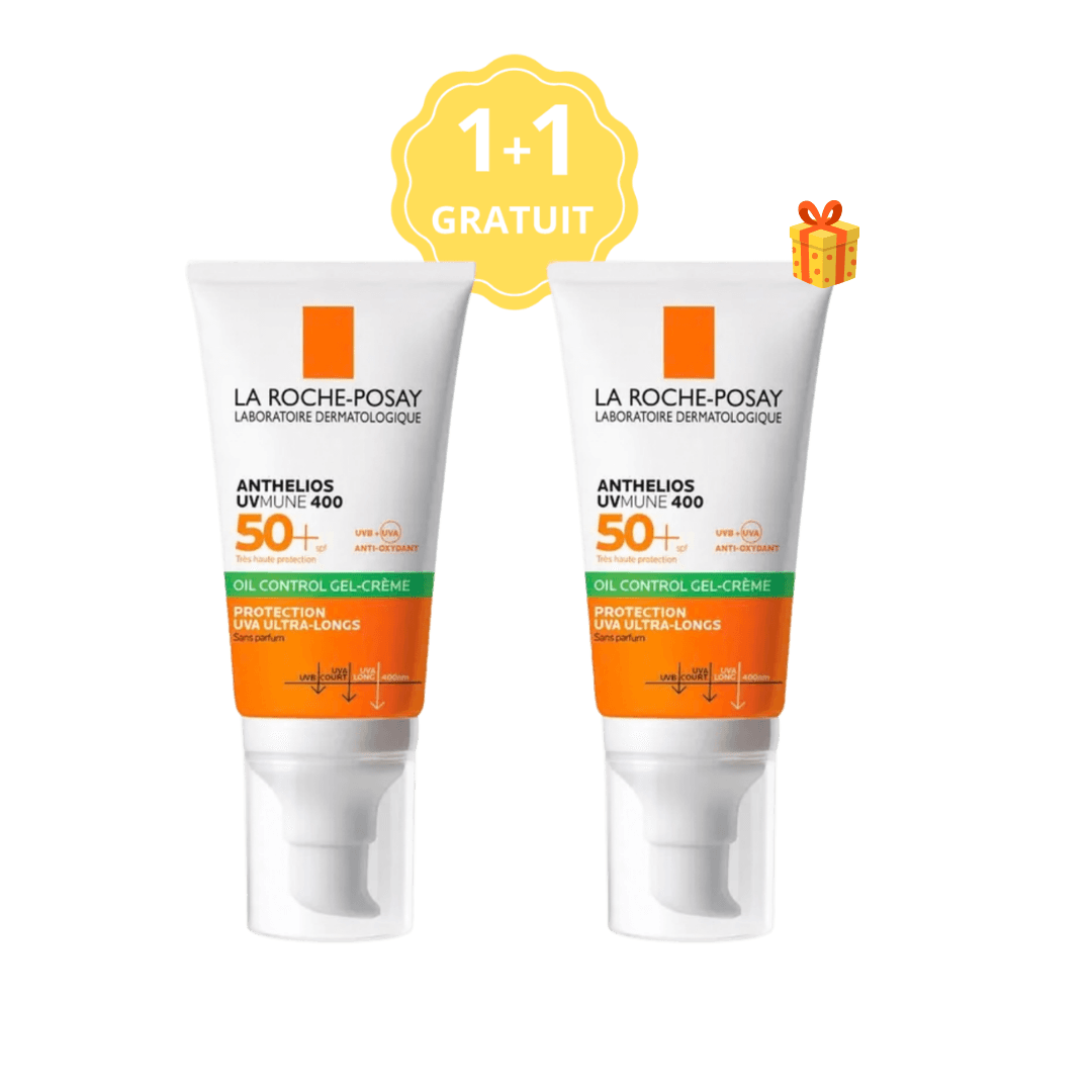 Anthelios Uvmune400 Oil Control GEL Cr Invesible Sfp50+ 50ML + 1 Gratuit