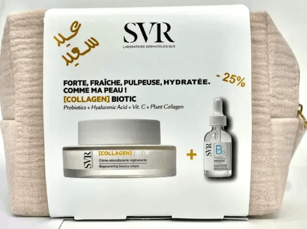 Pack SVR Collagen Biotic Cr + SVR Ampoule B3 + Trousse Gratuit