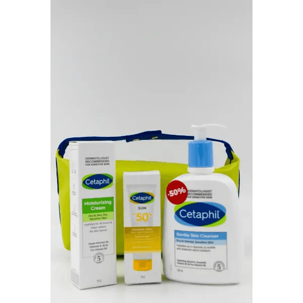 Cetaphil Routine Peau Sèche(ecran+créme+gel Lavant)