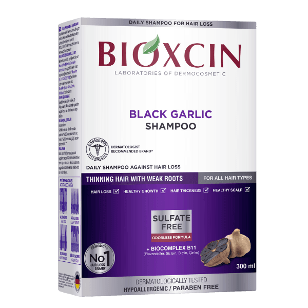 Bioxcine Shamp Anti-chute Ail Noir Tt Chvx 300ML