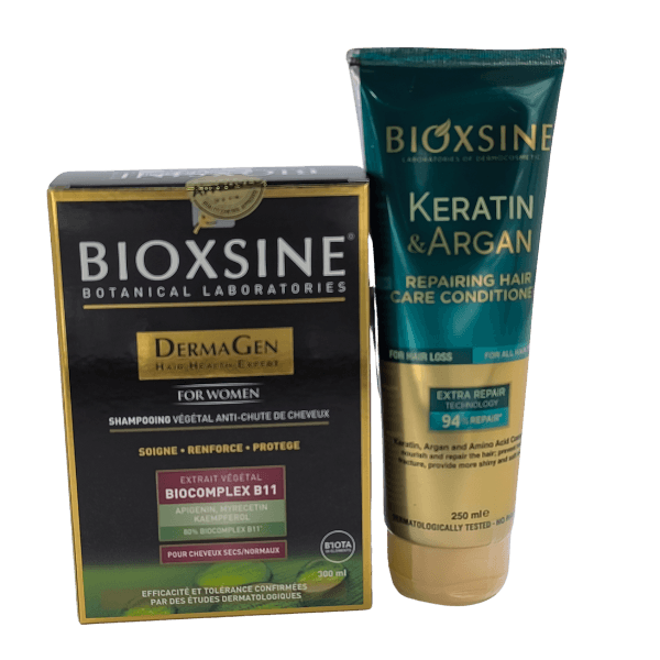 Bioxsine Shamp Femina Chvx Normaux 300ML+APRES Shp Keratine&argan Fl/250ml