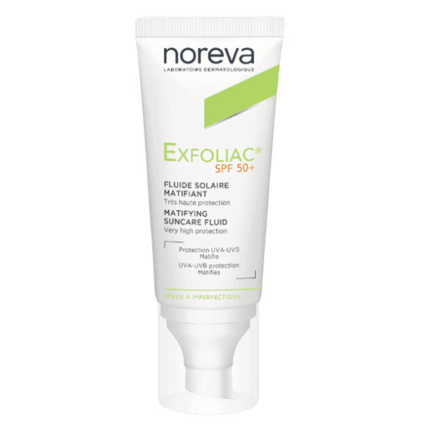 Noreva Exfoliac Ecran Fluide Matifiant SPF50+ 40ML