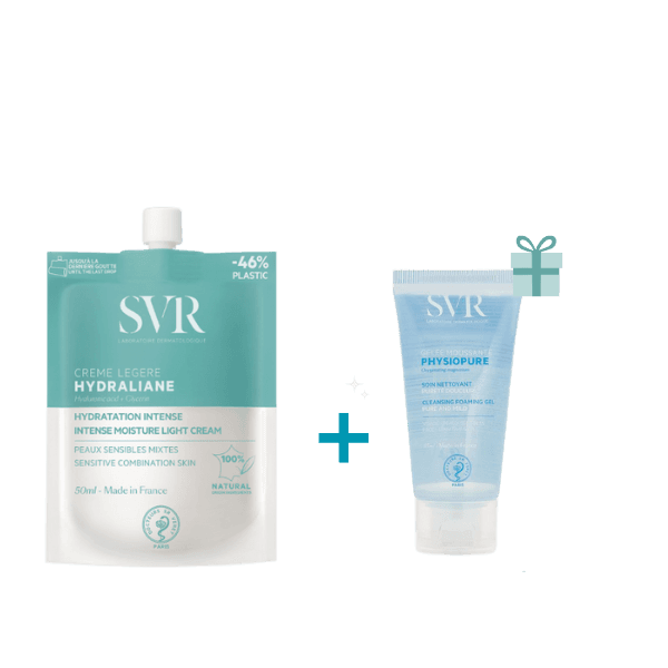 SVR Hydraliane Crème Légère 50ML + Gelée Moussante 55ML Offerte