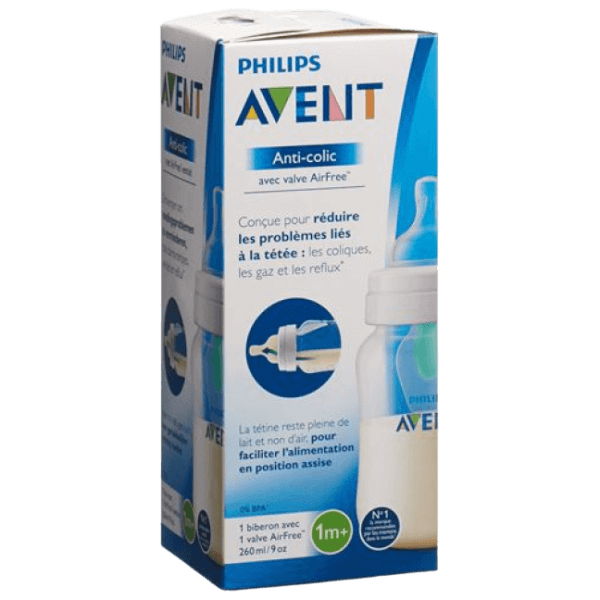 Avent Bib Pc Anti-colique 1M+ 260ML