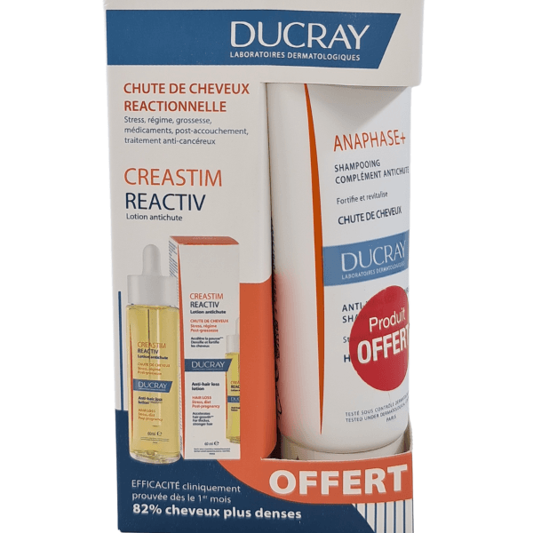 Ducray Creastim Reactiv Lotion 60ML+SHAMP 100ML Offert