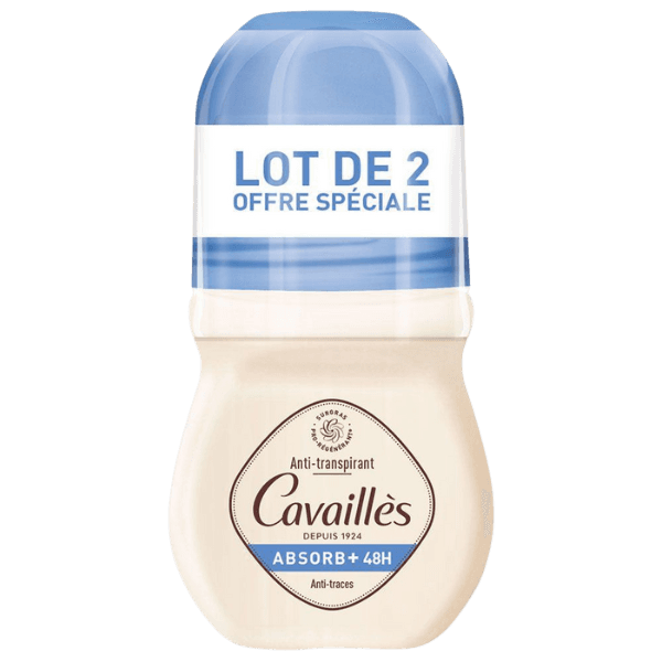 Roge Cavailles Deo Rollon Absorb+ 50ML (lot De 2)