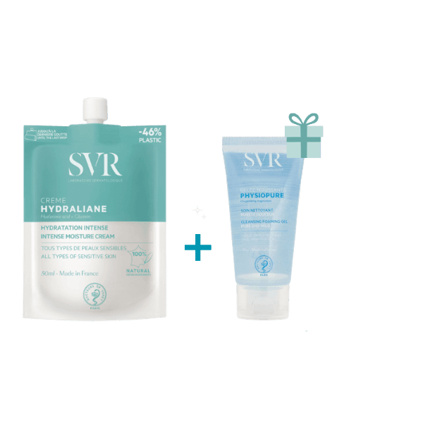 SVR Hydraliane Crème 50ML + Gelée Moussante 55ML Offerte