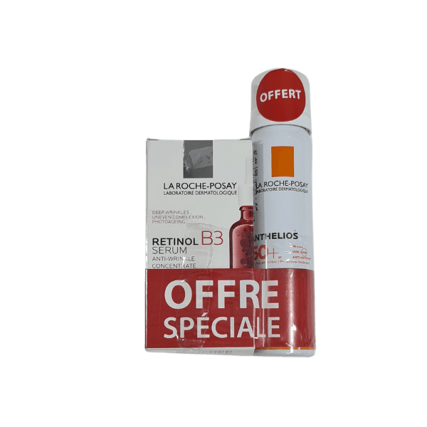 La Roche Posay Retinol B3 Serum Anti-rides 30ML+ANTHELIOS Brume Anti Brillance SPF50 75ML Offert