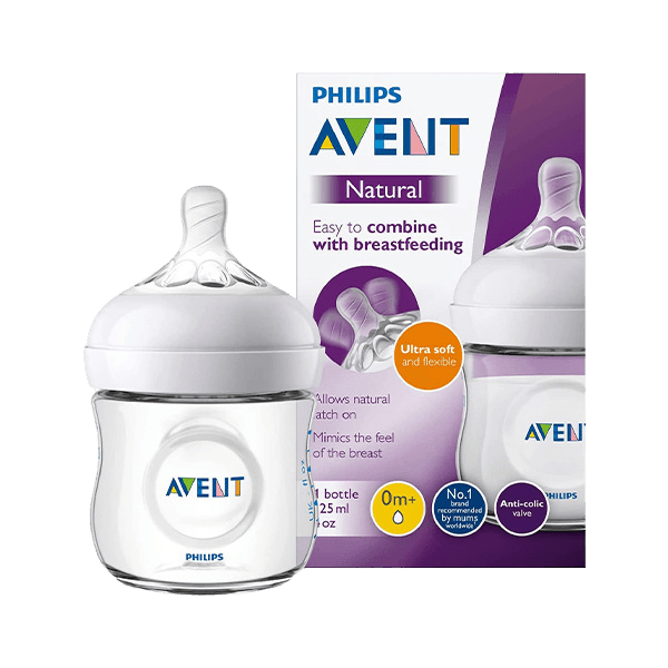 Avent Bib Pc Natural Response 0M+ 125ML