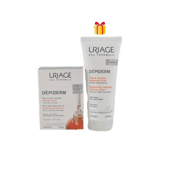 Uriage Depiderm Serum Anti -tâches 30ML+DEPIDERM Mousse Nett Eclat 100ML Offert