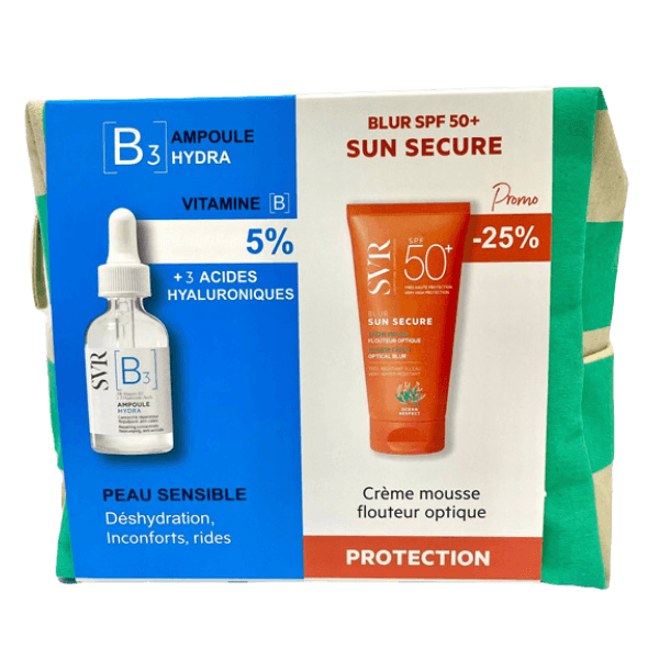 SVR Trousse Ampoule B3 + Ecr Sun Secure Blur SPF 50+ (-25%)