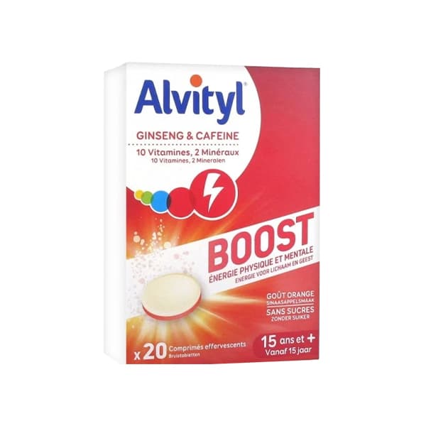 Alvityl Tonus Boost 20 Comprimés Effervescents