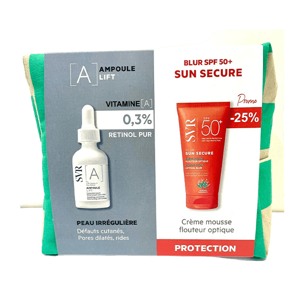 SVR Trousse Ampoule A+ecr Sun Secure Blur SPF 50+ -25%