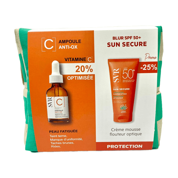 SVR Trousse Ampoule C+ecr Sun Secure Blur SPF 50+ -25%