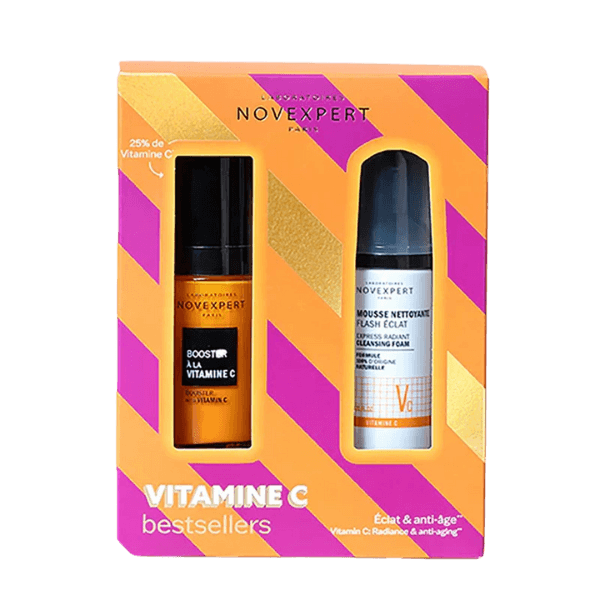 Novexpert Coffret Serum Booster Vitamine C+mousse Net 40ML Offerte