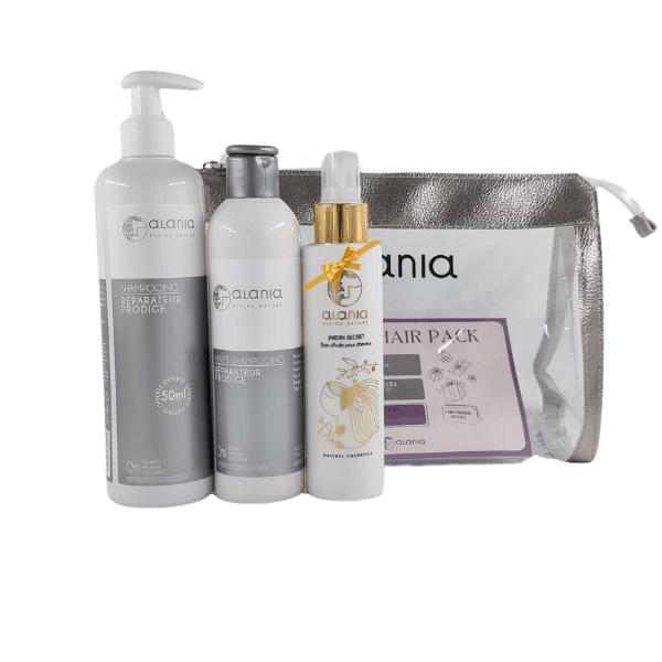 Alania Trousse Hydra Hair Shamp400ml+ap Shp250ml+bain Huile 150ML Et Trousse Offerts