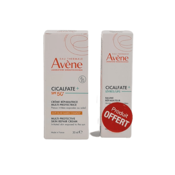 Avene Cicalfate+cr Spf50+30ml+baume Levres 10ML Offert
