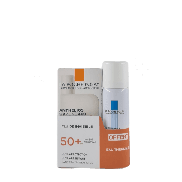 La Roche Posay Anthelios Uvmune 400 Cr Fluide Inv SPF50+ + Eau Thermale 50ML Offerte