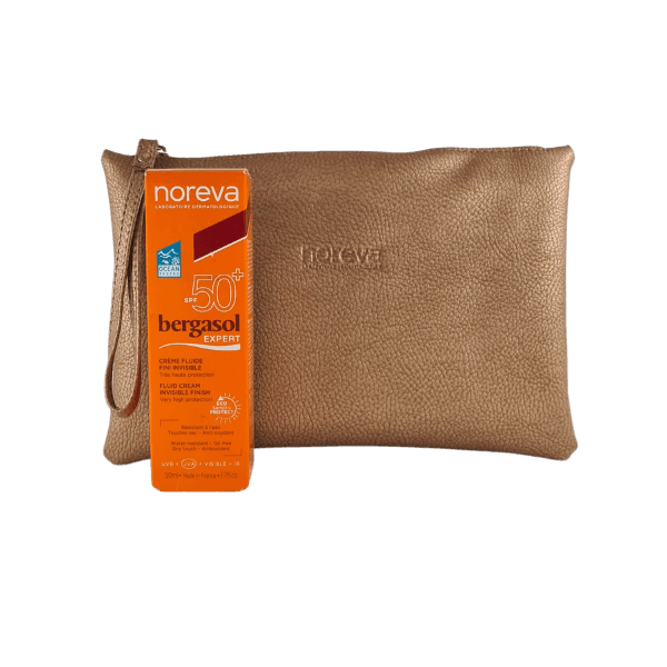Noreva Bergasol Ecran Cr Fluide Invisible SPF50+ 50ML + Trousse Offerte