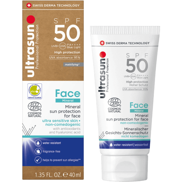 Ultrasun Ecran Face Mineral SPF50 40ML
