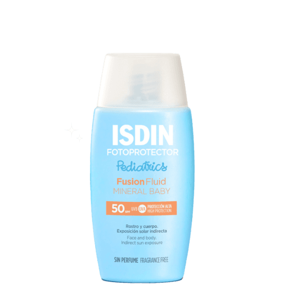 ISDIN Foto Protector Fusion Fluid Mineral Pour Bébé SPF 50+ 50 ML