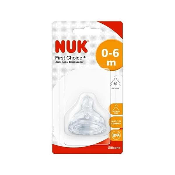Nuk Tétine First Choice+ 0-6M Lot De 2 Tétines