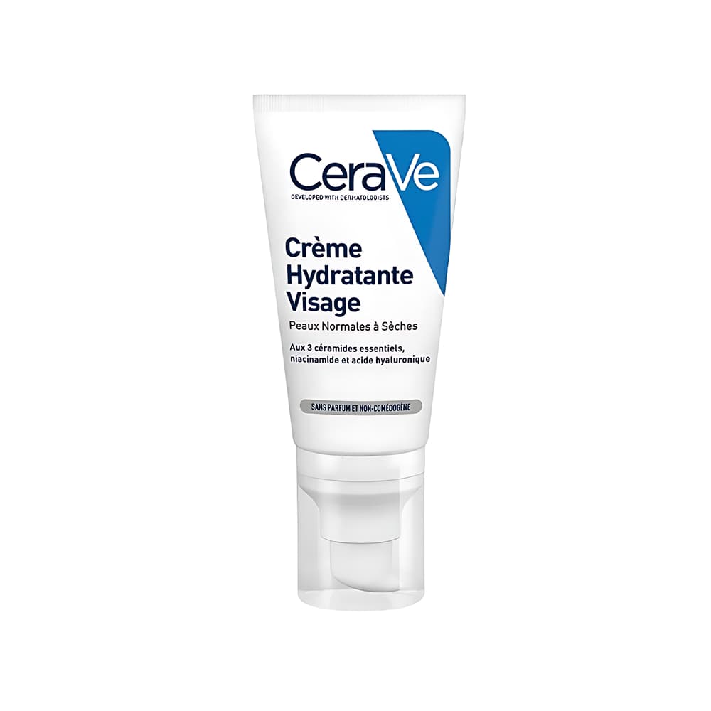 Cerave Crème Hydratante Visage Nuit 52ML Peaux Normales À Sèches