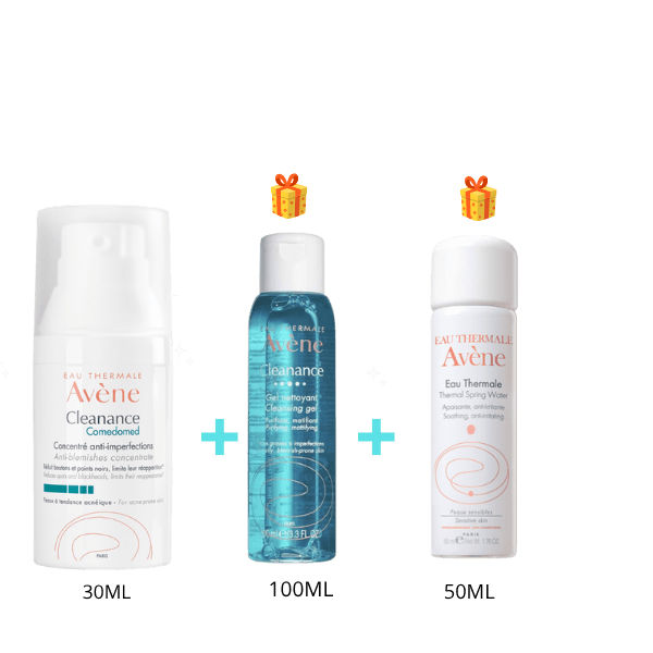 Avène Cleanance Comedomed Crème Anti-imperfections + GEL Nettoyant Et Eau Thermale Offerts