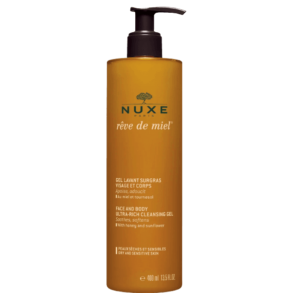 Nuxe Reve De Miel GEL Lavant Surgras Visage Et Corps 400ML