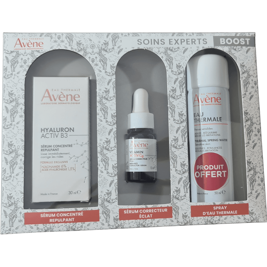 Avene Coffret Hyaluron Activ B3 Serum 30ML +(eta 50ML+VIT Cg 10ML) Offerts
