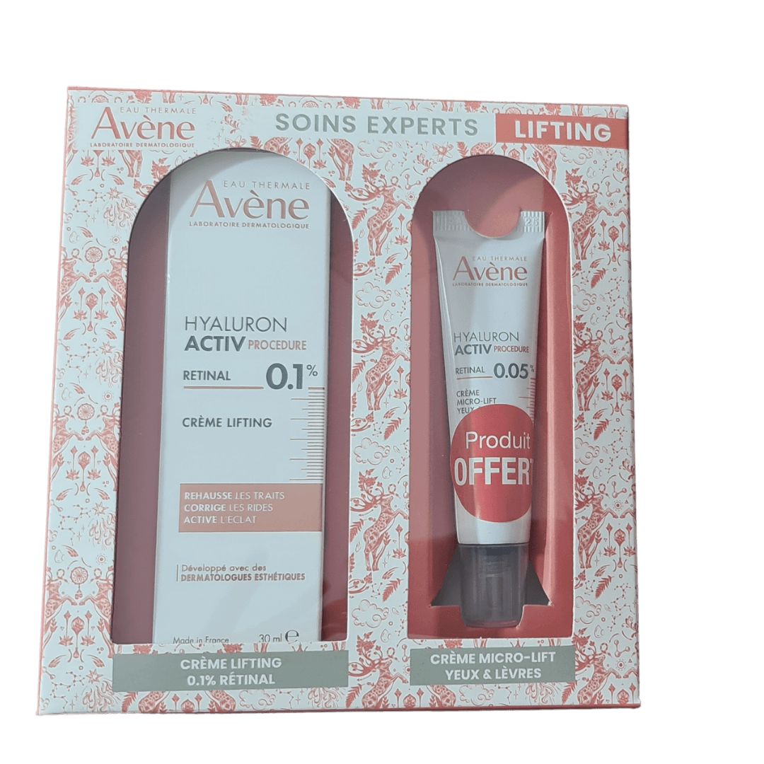 Avene Coffret Hyaluron Activ Retinal 30ML + Micro Lift Yeux 15ML Offert