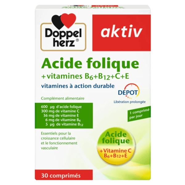 Aktiv Acide Folique 30 Comprimés