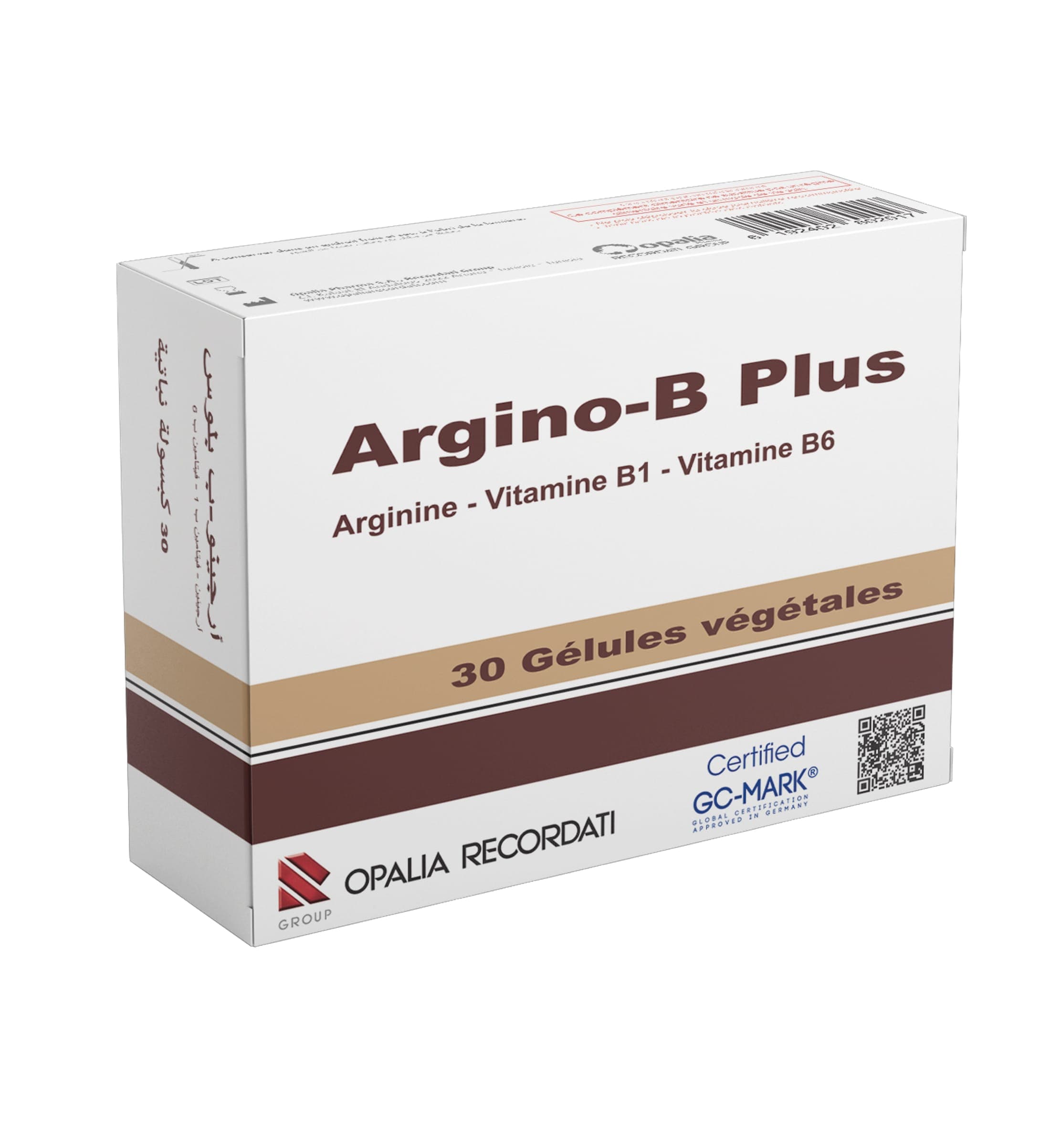 Argino-b Plus Arginine Vits B1/b6 Gelules B/30