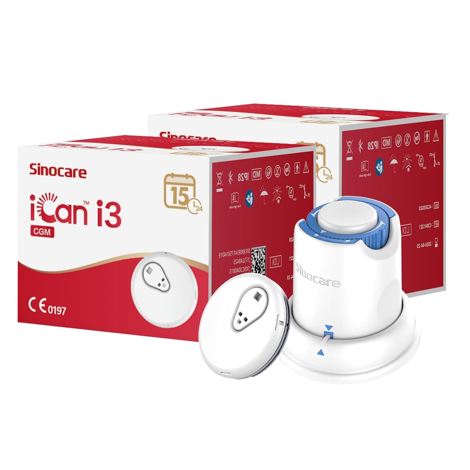Moniteur De Glucose Continu Sinocare Ican I3 Suivi Glycémie 15 Jours