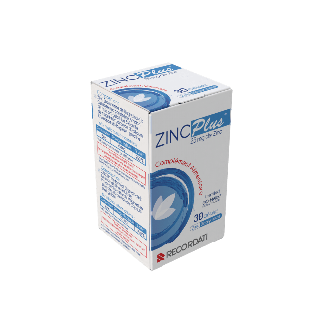 Zinc Plus 25MG 30 Gélules
