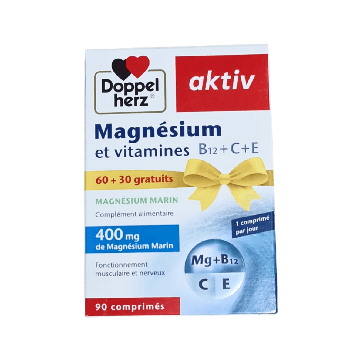 Aktiv Magnesium+vits B12/c/e Comp B/90 (60+30 Gratuits)