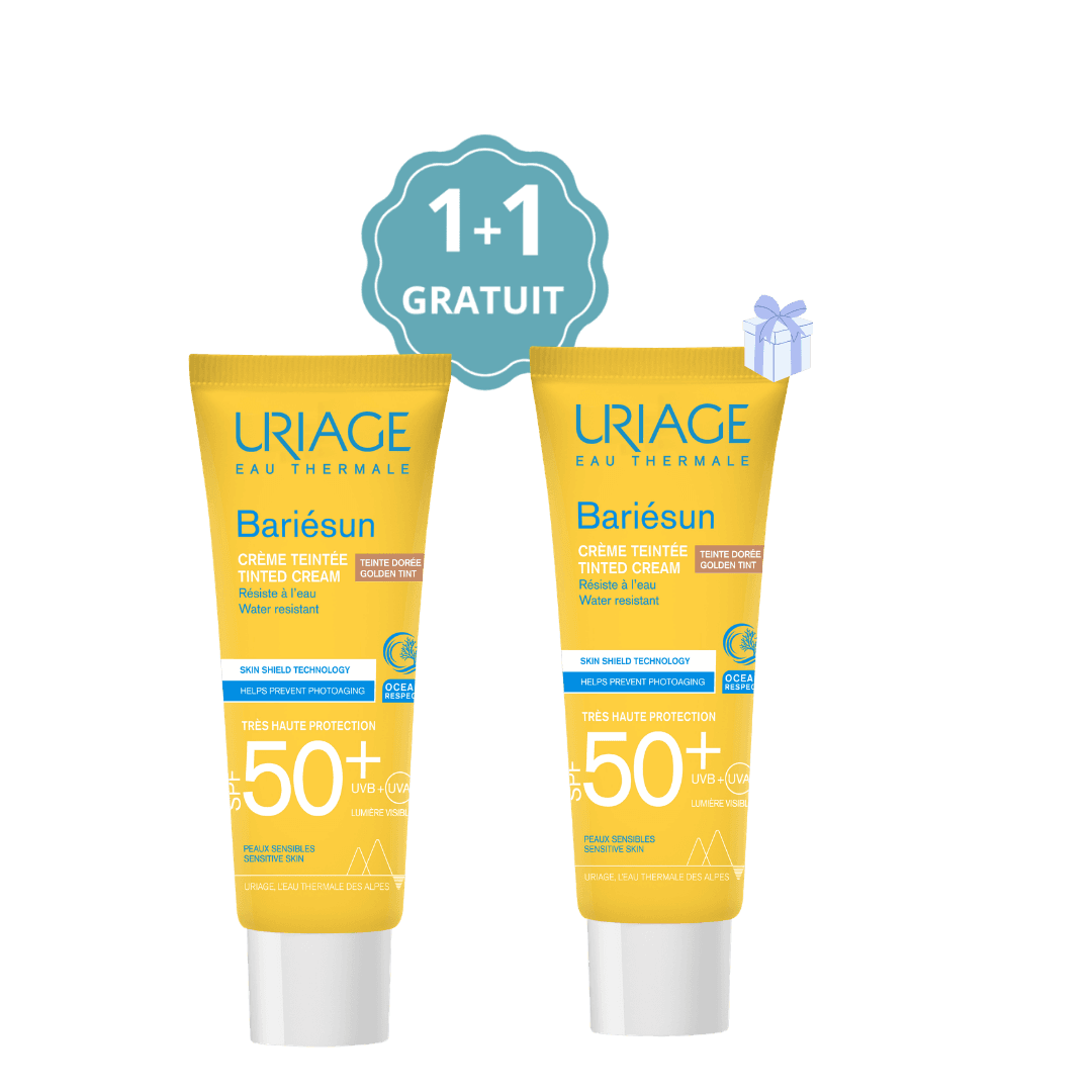 Uriage Ecran Bariesun Creme Teintee Doree Spf50+ 50ML + 1 Gratuit