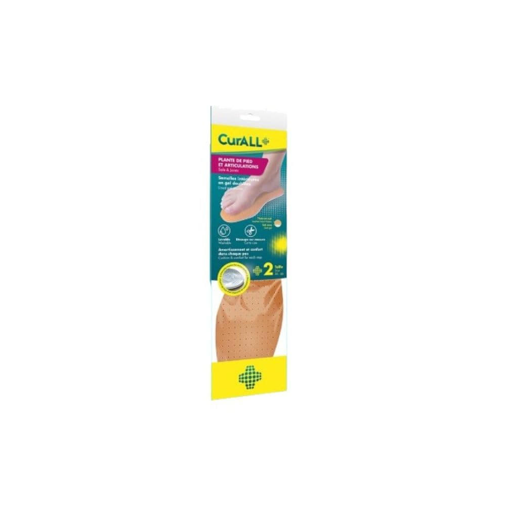 Curall Semelles En GEL Doublees T 35-46